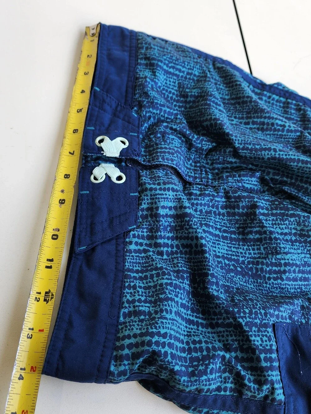Lot Of 2 Art Class Boys Teal Blue Orange Swim Trunks UPF 50+ Adjustable Waist 14